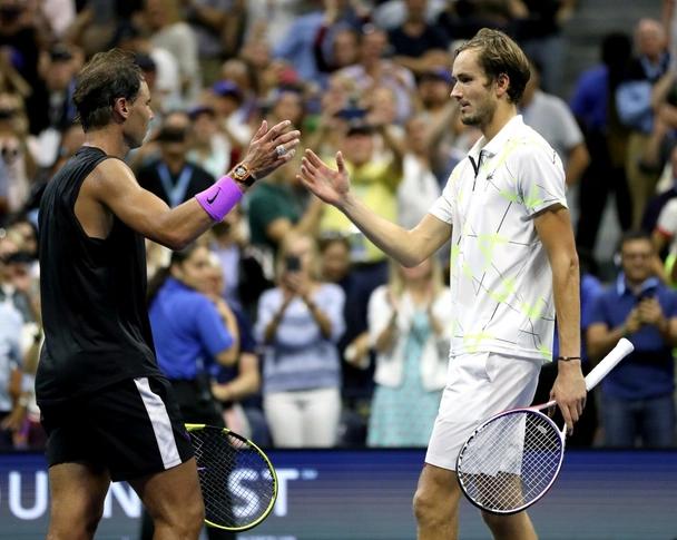 Медведев VS Надаль русские и западные селебы на историческом финале Открытого чемпионата США по теннису