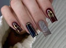 Бордовый маникюр с волшебным дизайном (335 фото идей и новинок) Бордовый маникюр с волшебным дизайном (335 фото идей и новинок)