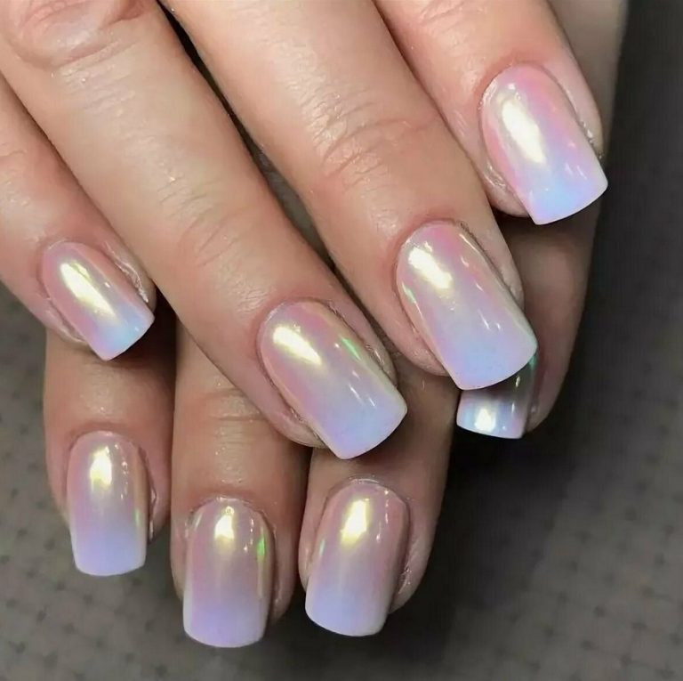 Голубой маникюр: 500+ фото дизайнов, которые вас удивят