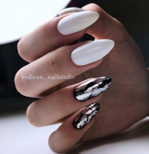 разноцветный выкладной френч разноцветный выкладной френч