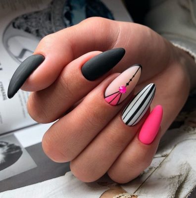 Граффити на ногтях