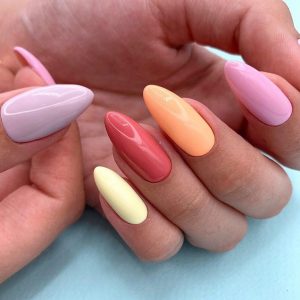 Голубой маникюр: 500+ фото дизайнов, которые вас удивят