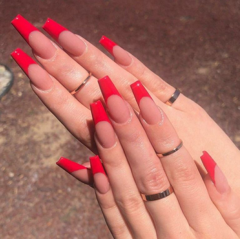 маникюр с сердечками красный маникюр с сердечками красный