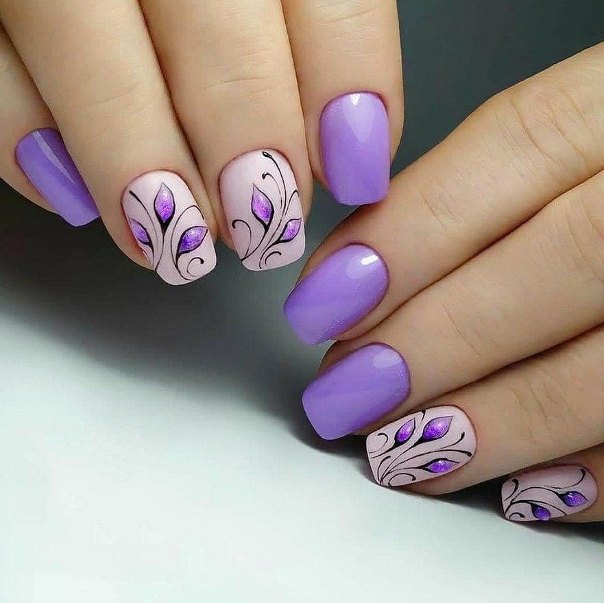 фольга поталь сирень арт • Nails Beauty - Интернет-магазин материалов для мастеров маникюра