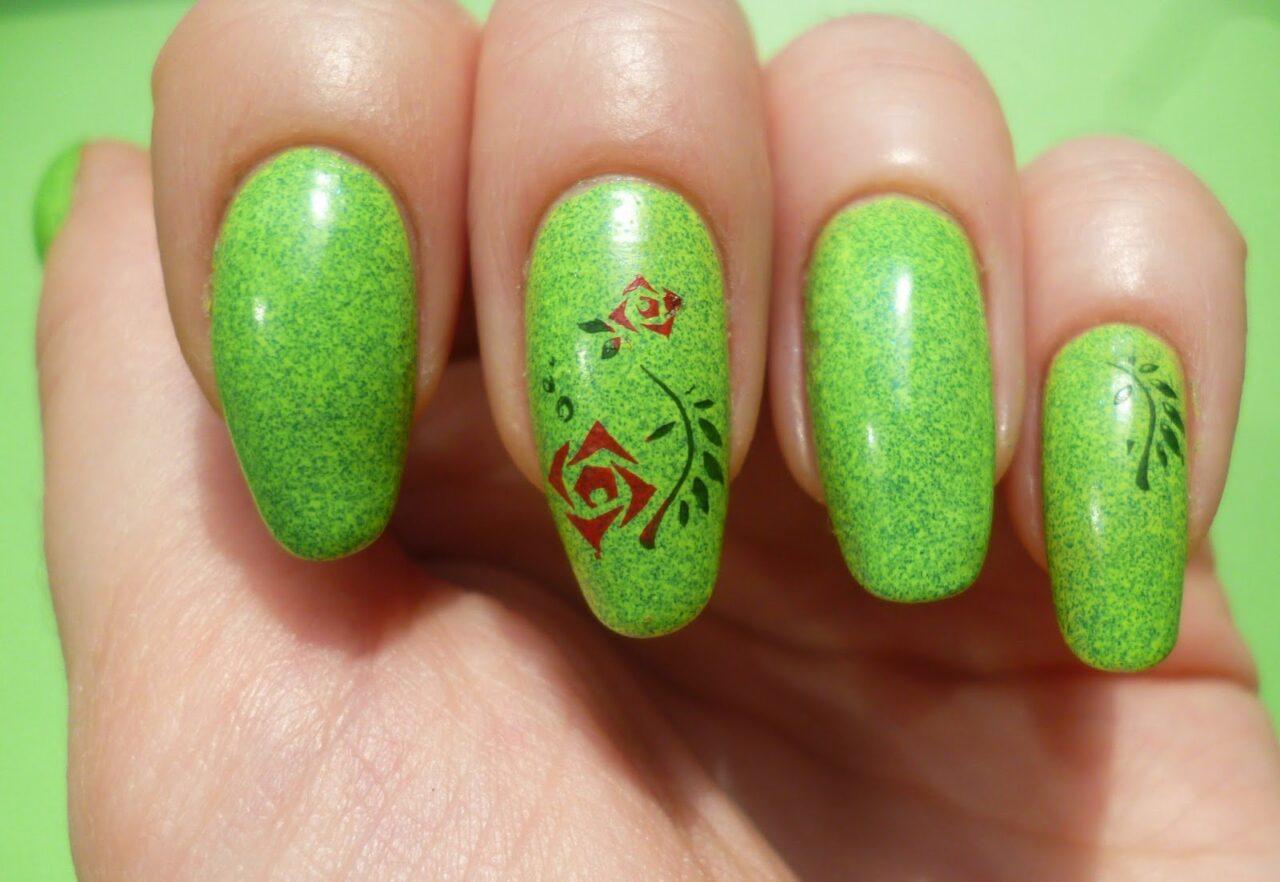Светло Зеленые Ногти