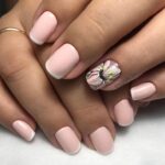 Розовый френч