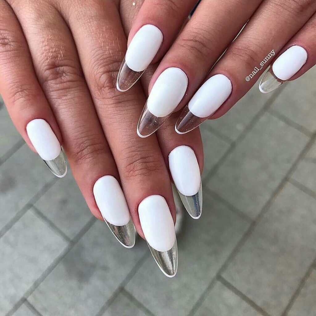 Модные примеры дизайна ногтей с блёстками