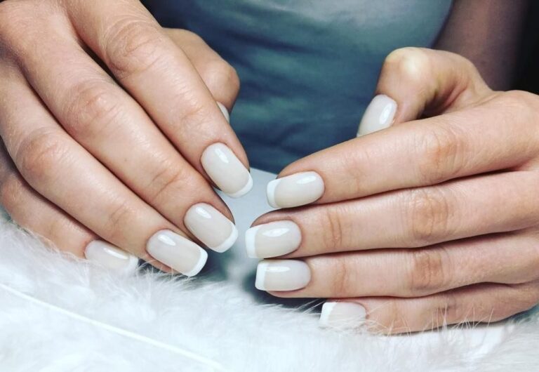 Белый френч на молочной базе