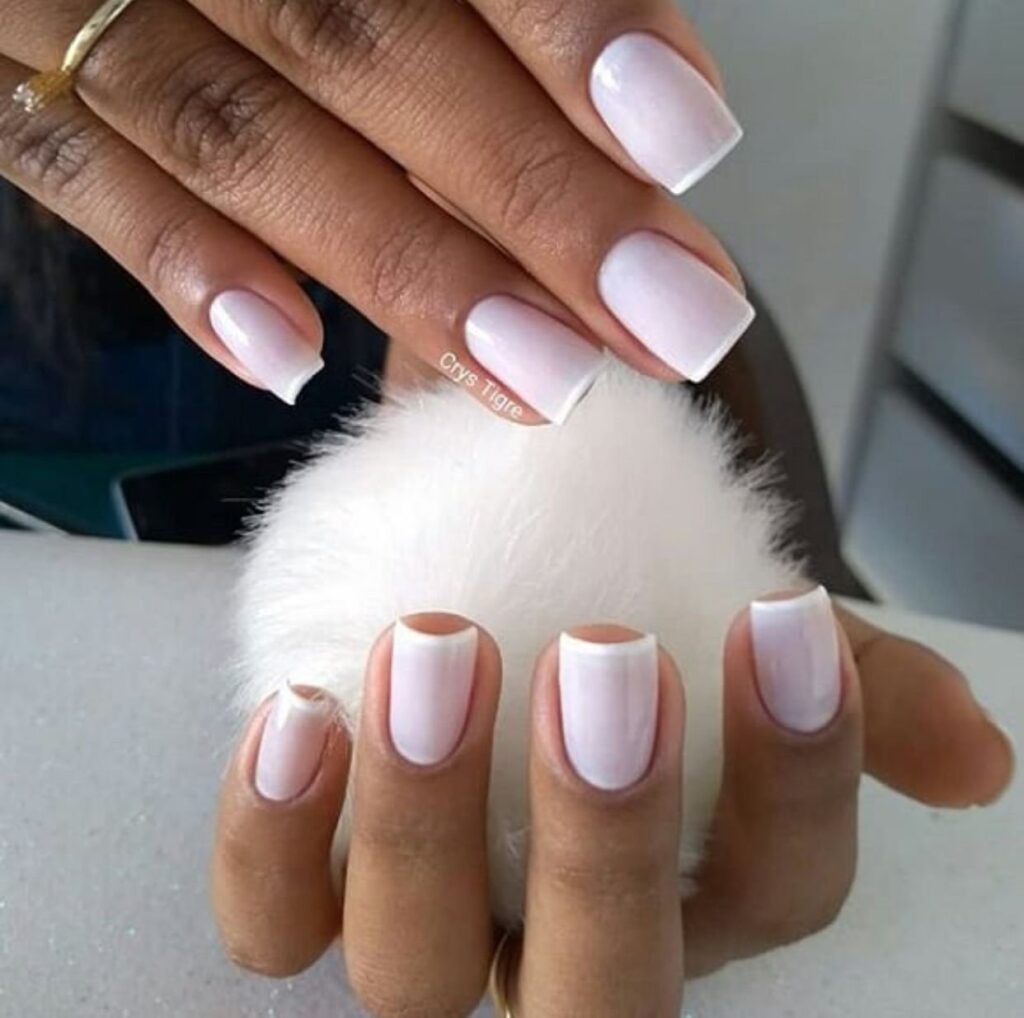 Белый френч на молочной базе