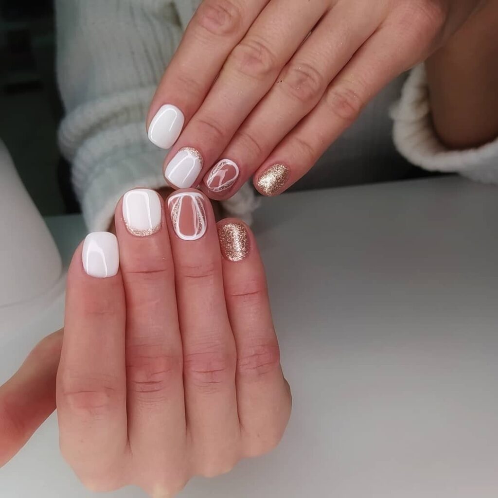 Белый френч на молочной базе