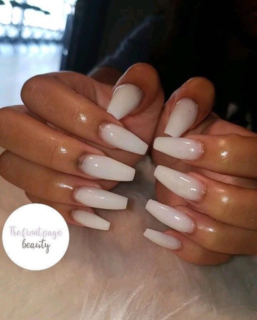 Белый френч на молочной базе