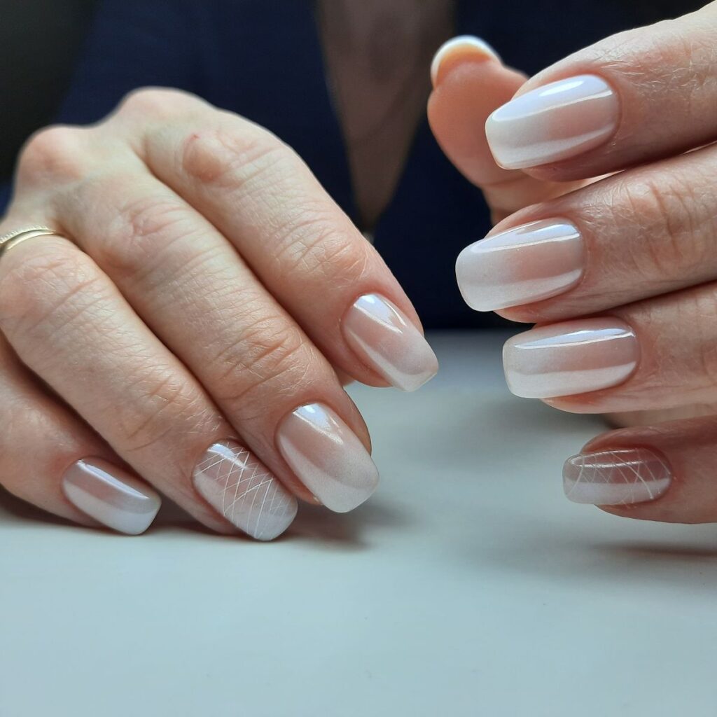 Белый френч на молочной базе