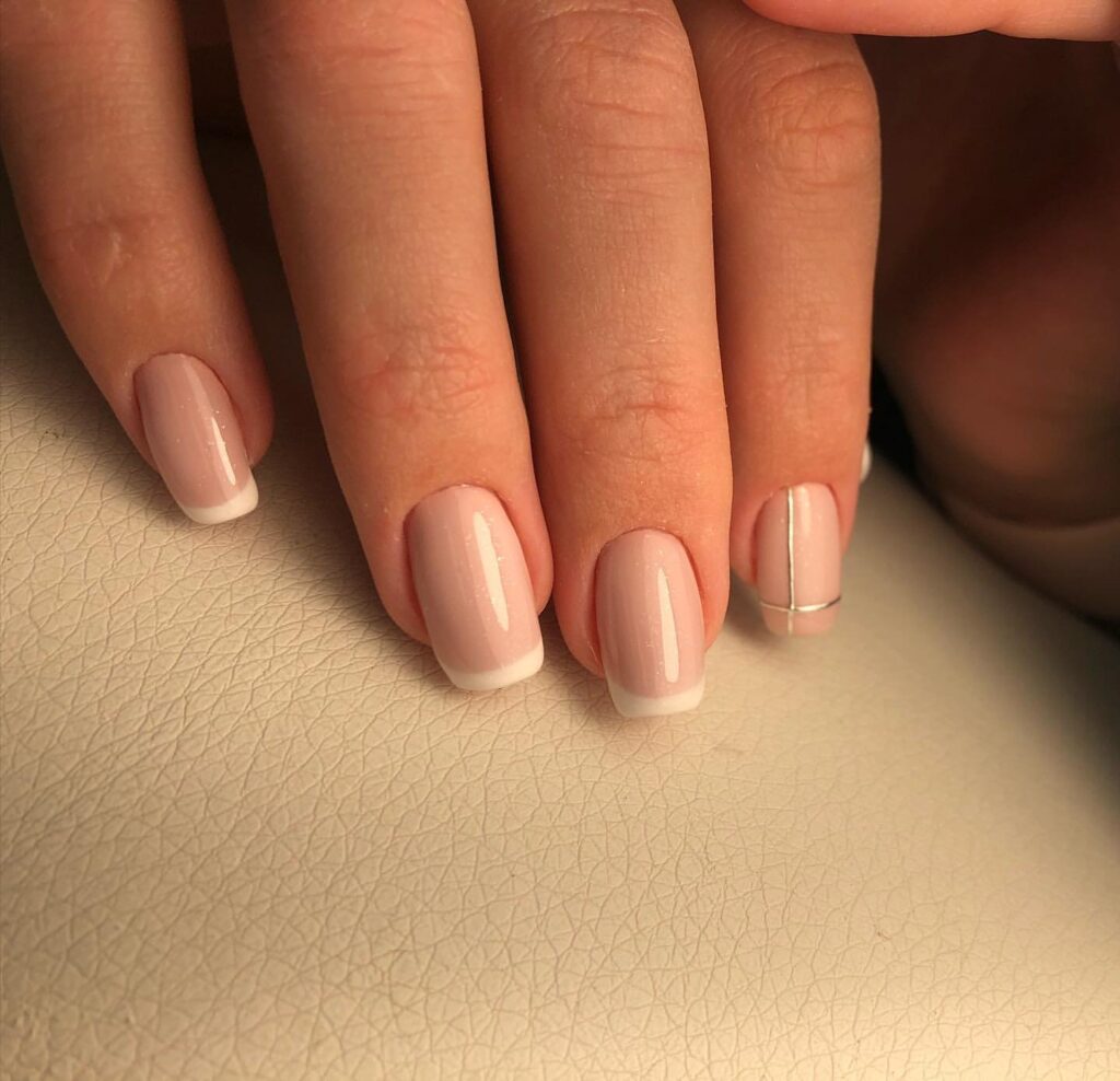 Белый френч на молочной базе