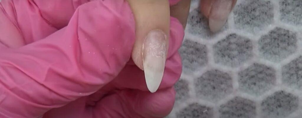 Как делать молочный френч - краткая техника + видео Очищение и придание формы