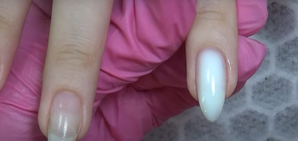 Как делать молочный френч - краткая техника + видео Основа