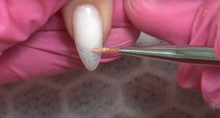 Как делать молочный френч - краткая техника + видео Оформление кончиков