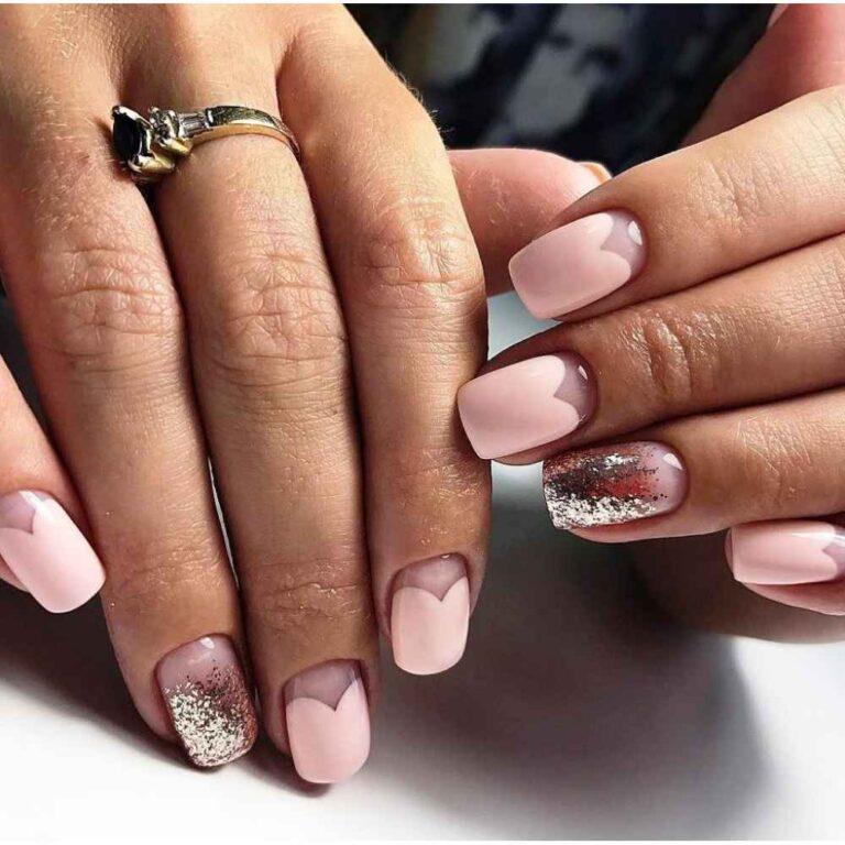 маникюр Нежно-розовый 