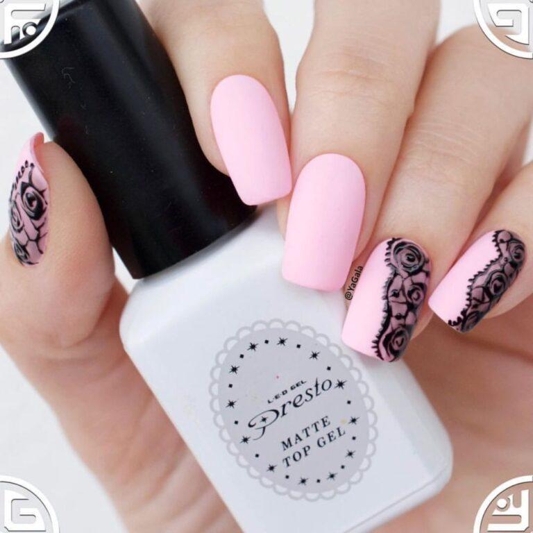 Нежный маникюр Дизайн ногтей в тёмных тонах 