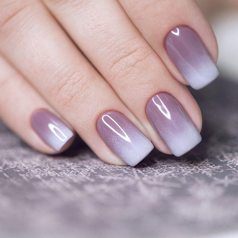 Нежный маникюр с дизайном Градиент