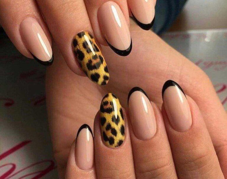 Молочный френч на разных формах ногтей Ногти миндаль