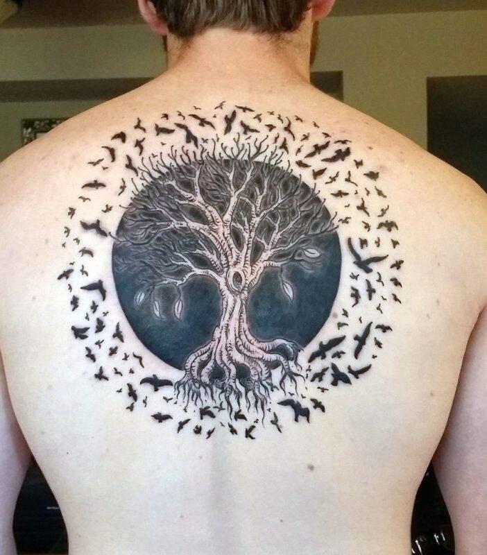 Эскизы мужских татуировок со смыслом Татуировка древо жизни