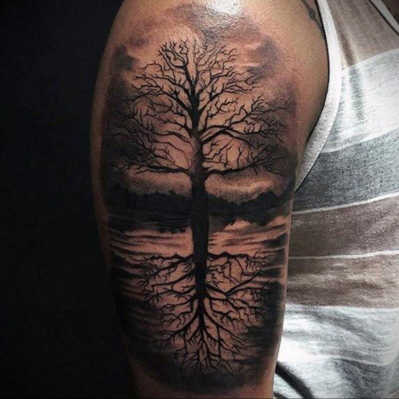 Эскизы мужских татуировок со смыслом Татуировка древо жизни