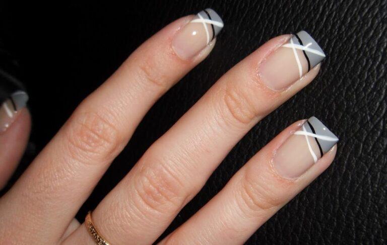 Молочный френч - 10 трендов 2023 года и фото-идеи треугольный кончик 
