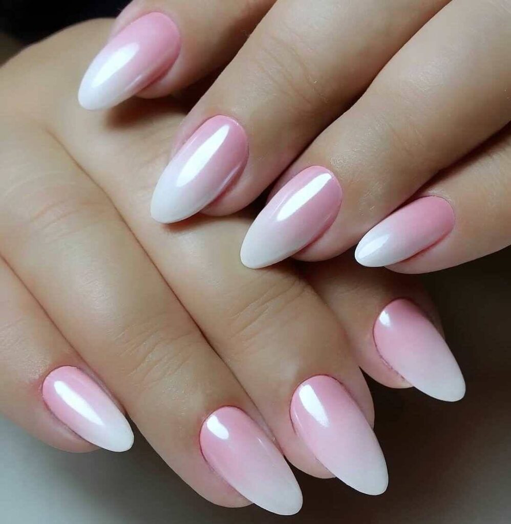 Молочный френч с дизайном Втирка