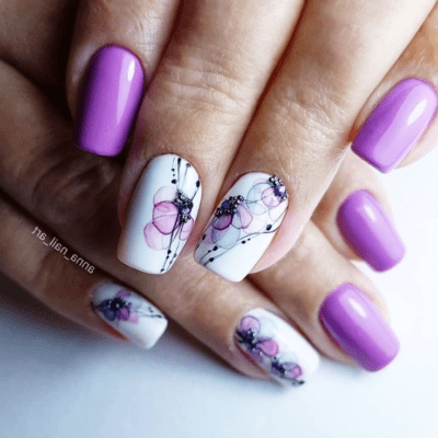 18 модных трендов в маникюре (200 фото)