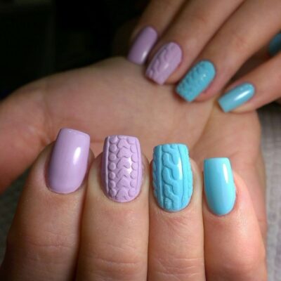 18 модных трендов в маникюре (200 фото)