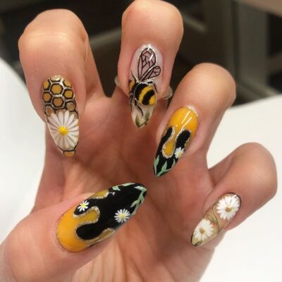 18 модных трендов в маникюре (200 фото)