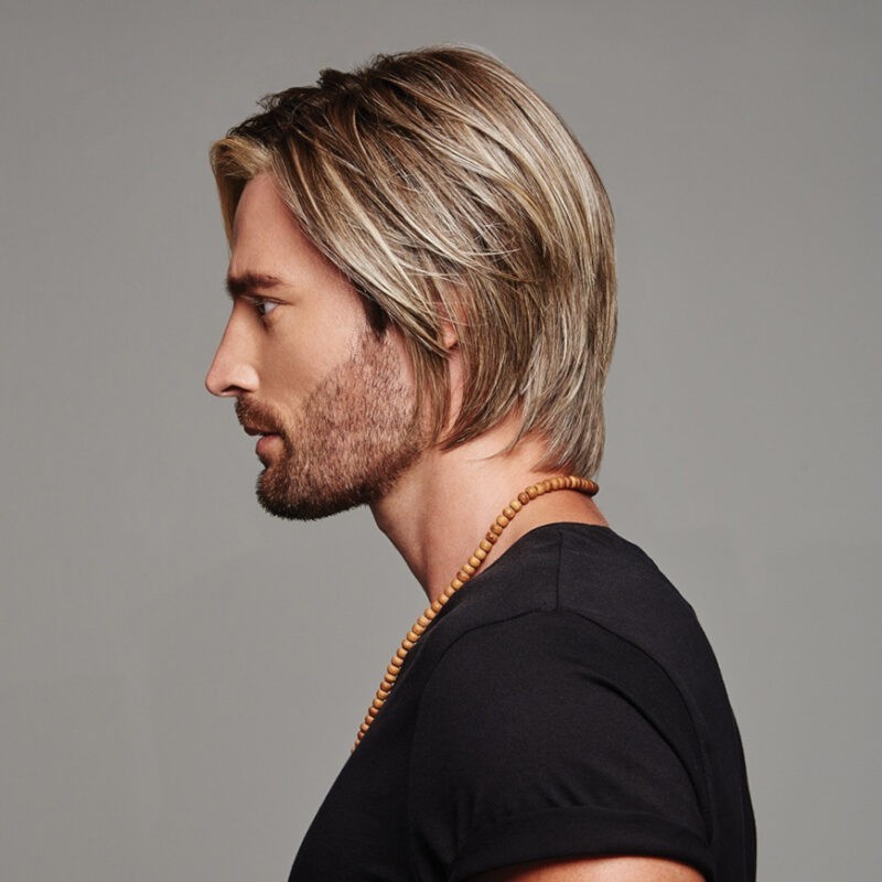 Фото модных мужских причёсок на средние волосы